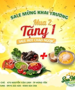tờ rơi cháo dinh dưỡng