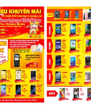 tờ rơi điện thoại