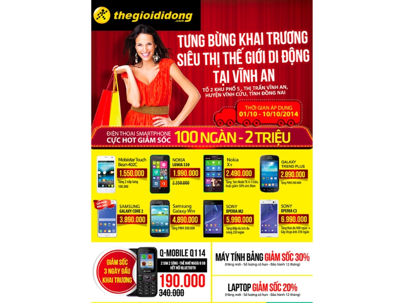 tờ rơi điện thoại