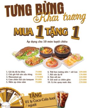Tờ rơi khai trương