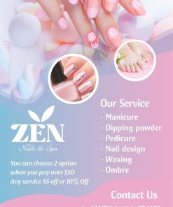 tờ rơi nail