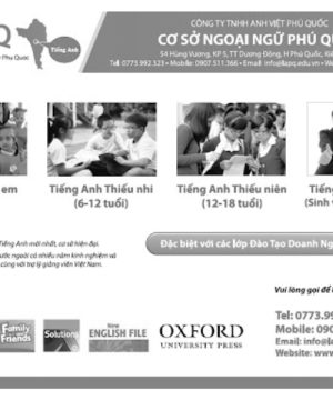 Tờ tơi quảng cáo đen trắng